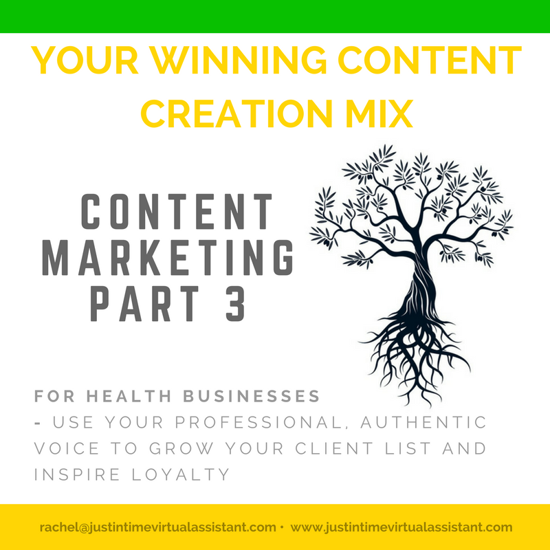 Your Winning Content Creation Mix – Content Marketing #3